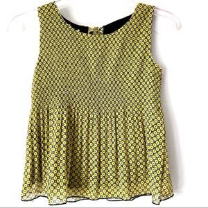 Byblos girls geometric design dressy sleeveless top size 8
